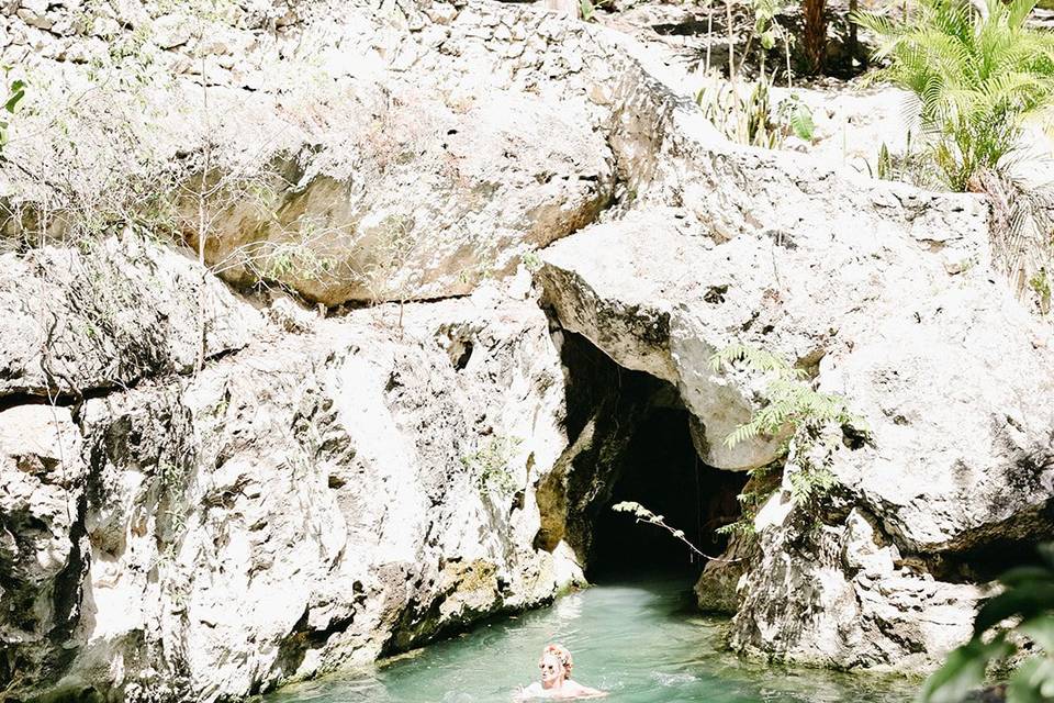 Boda en cenote