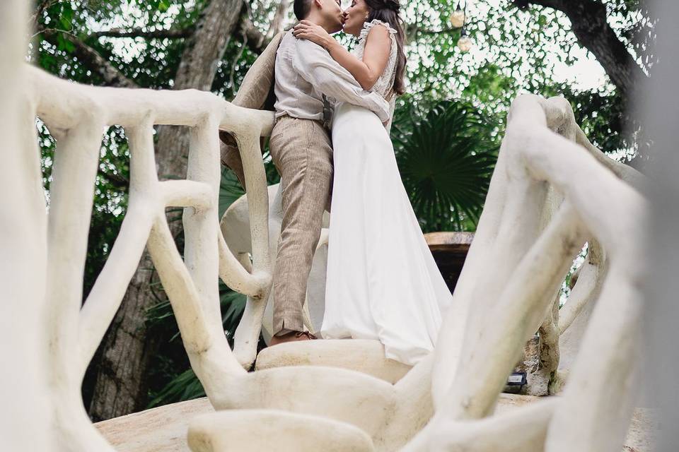 Boda en cenote