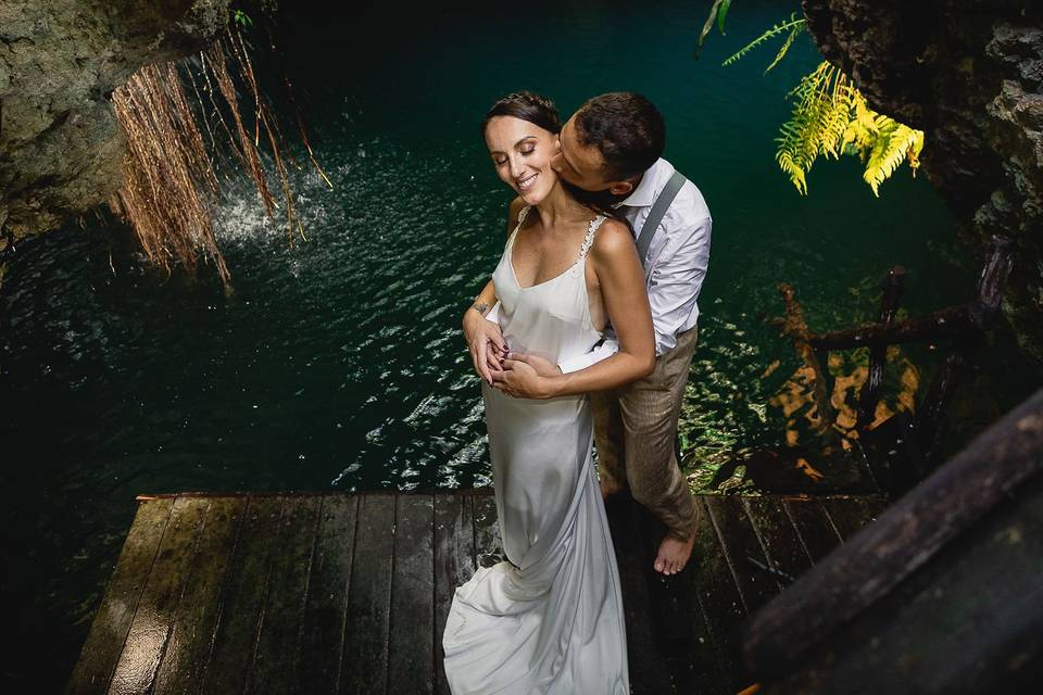 Boda en cenote