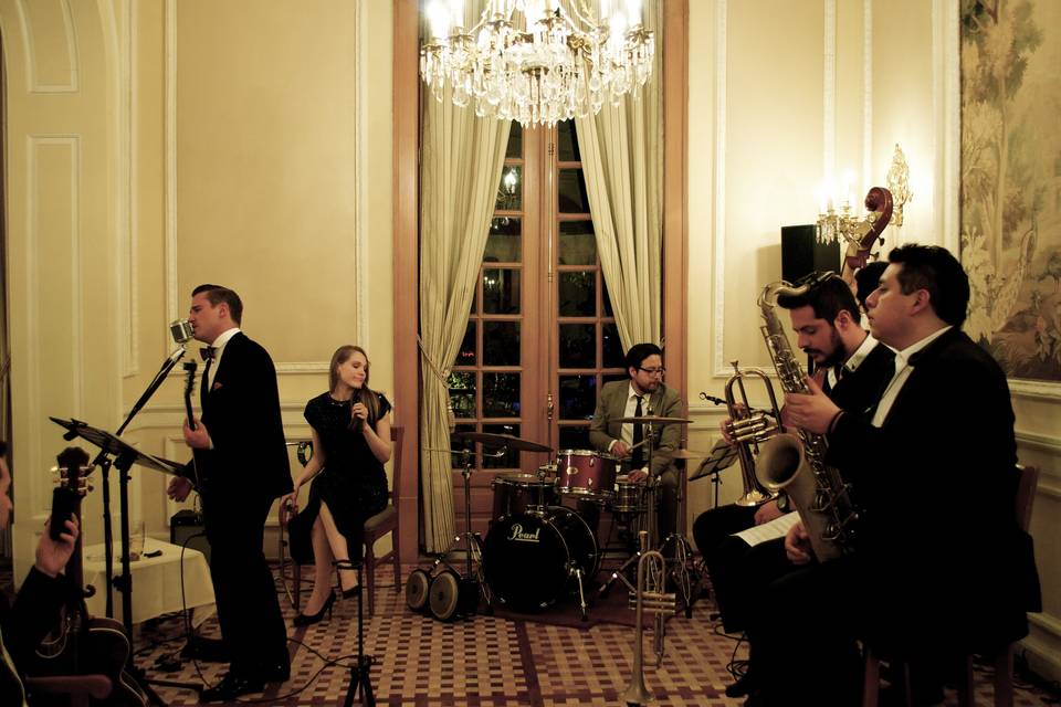 Rock, pop, jazz, swing band