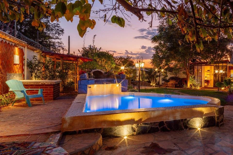 Zona alberca y terraza