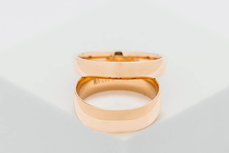 Anillos  4mm. Oro Amarillo 14K