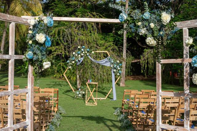 Decoración área de ceremonia