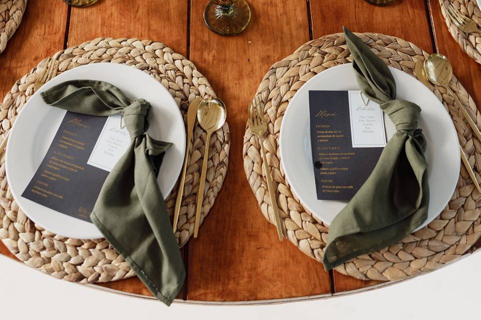 Mesa decoración