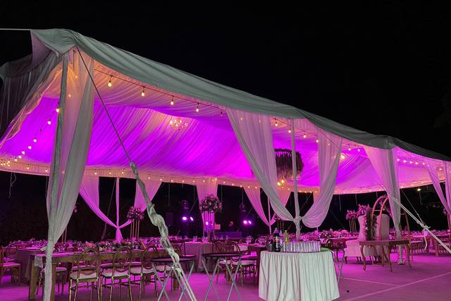 Carpa plafon plisado