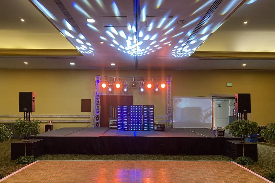 Luces, sonido y audio para eventos