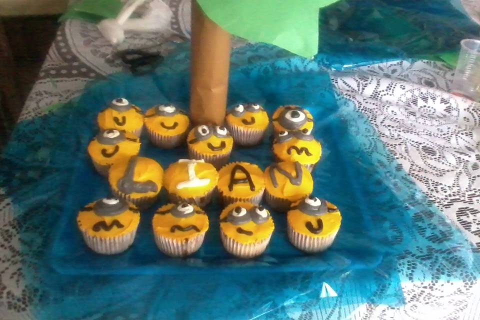 Cup cakes con imagen