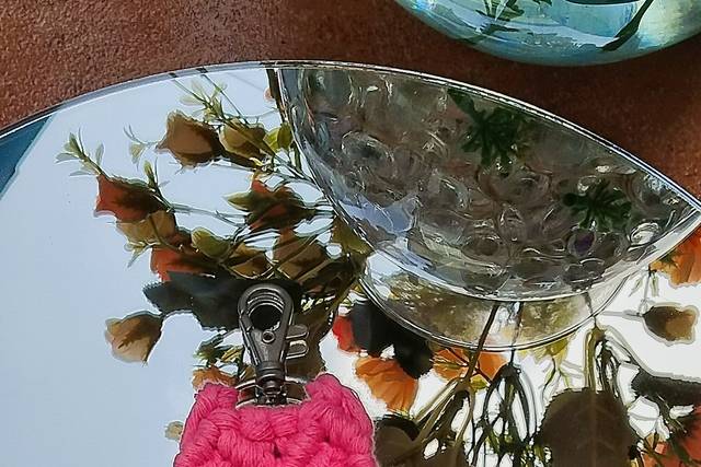 Llavero estilo 3 corazones