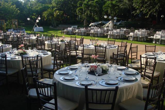 Evento de boda en jardín