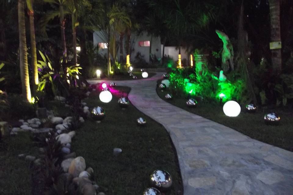 Iluminación de jardín