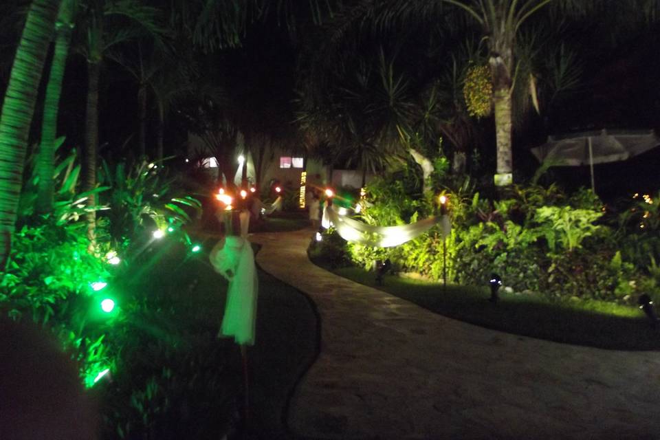 Iluminación de jardín