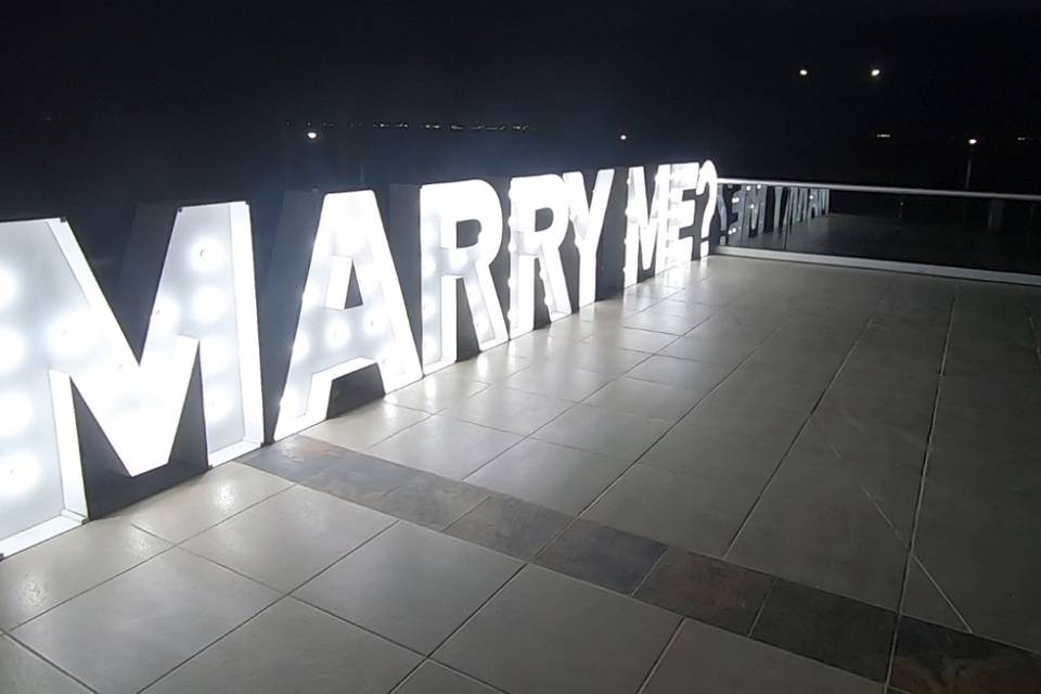 Marry me? Terraza noche