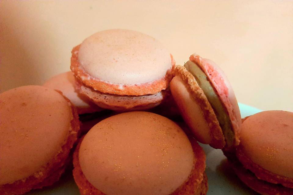 Macarons con ganache