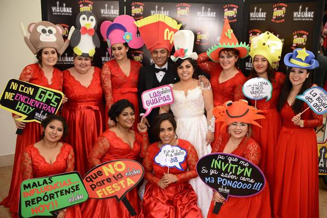 Props y sombreros selfie