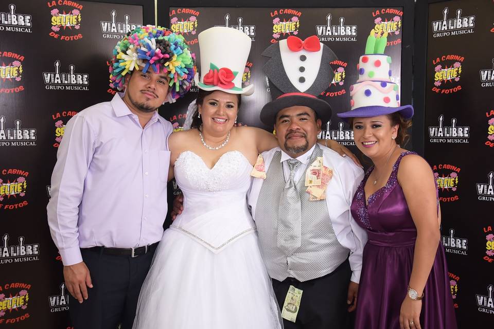 Sombreros novia & novio