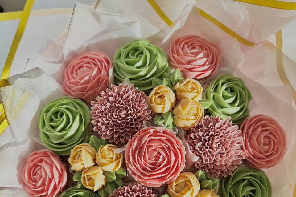 Bouquet 19 cupcakes