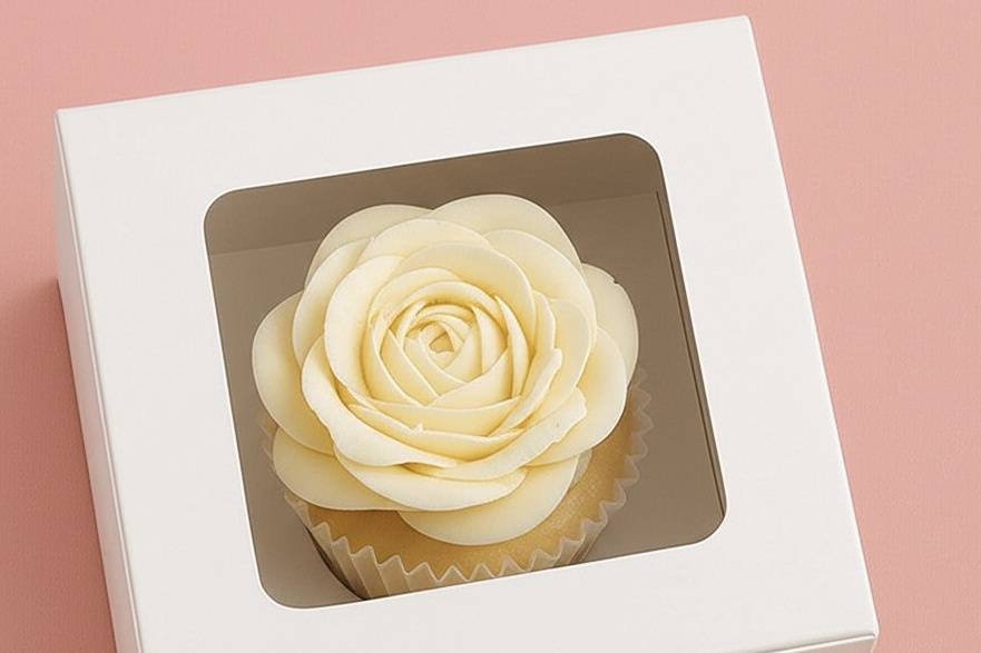 Cupcake amarillo