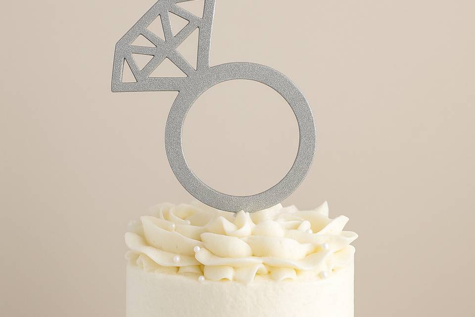 Pastel con anillo