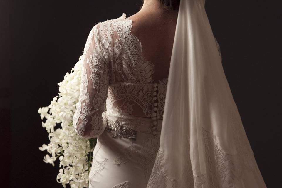 La novia y su vestido