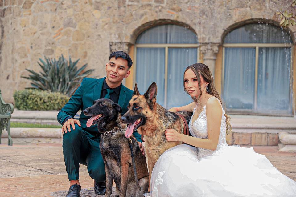 Foto novia & Hermano