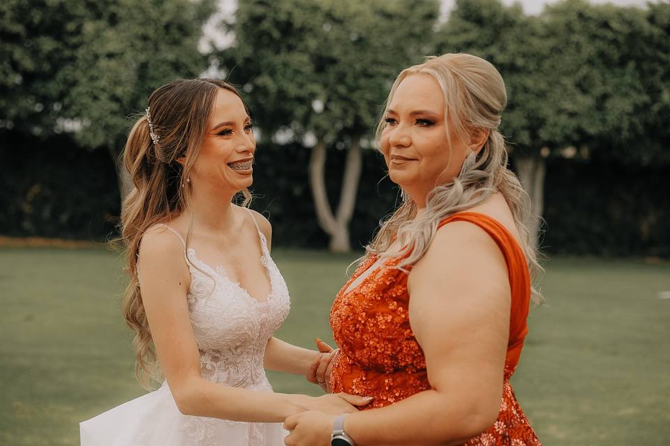 Foto novia & Mamá