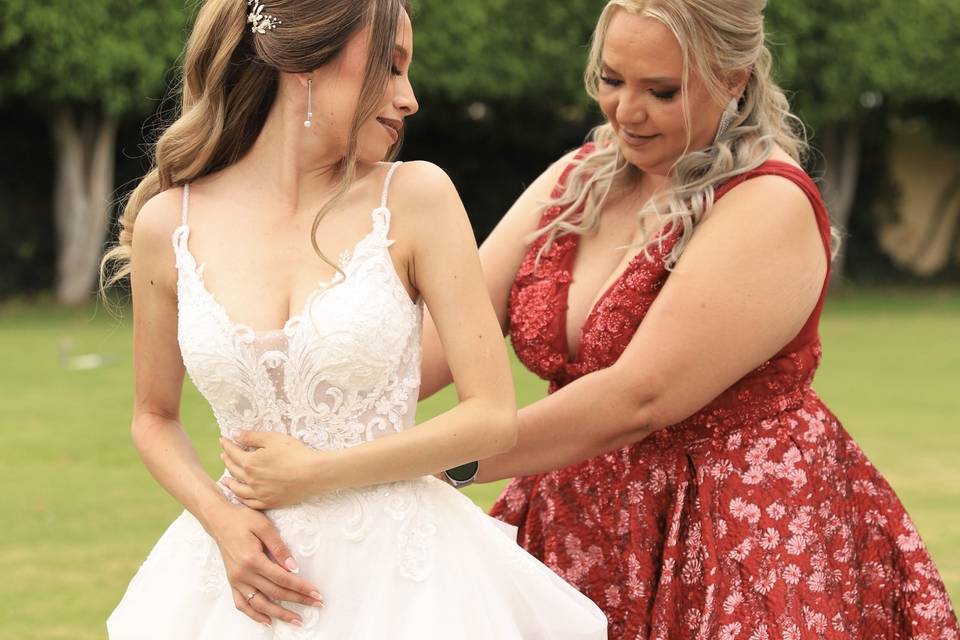 Foto novia & Mamá