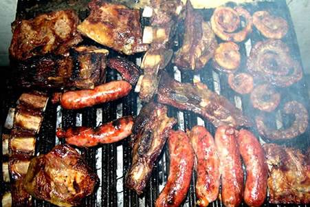 Asado tradicional argentino