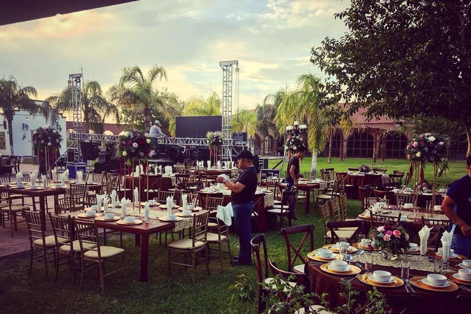 Boda en jardín