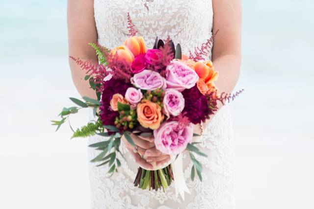 Bridal romantic look