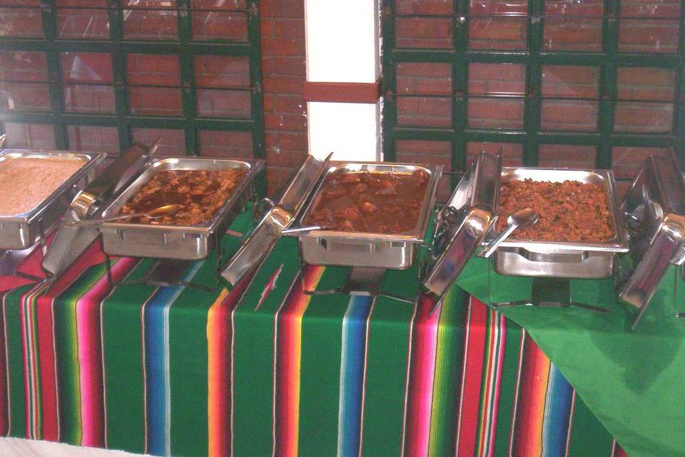 Buffet mexicano o taquiza