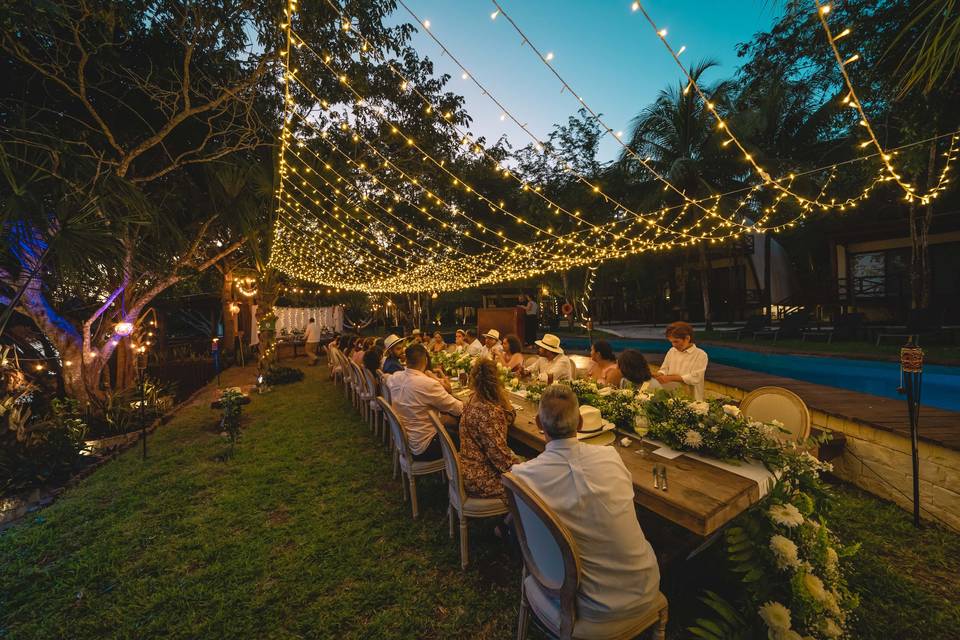 Cena jardin
