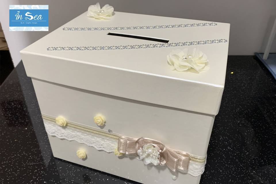 Caja para sobres ivory