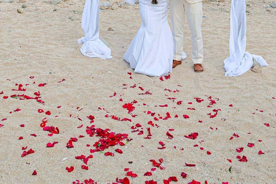 Ceremonia de boda en la playa