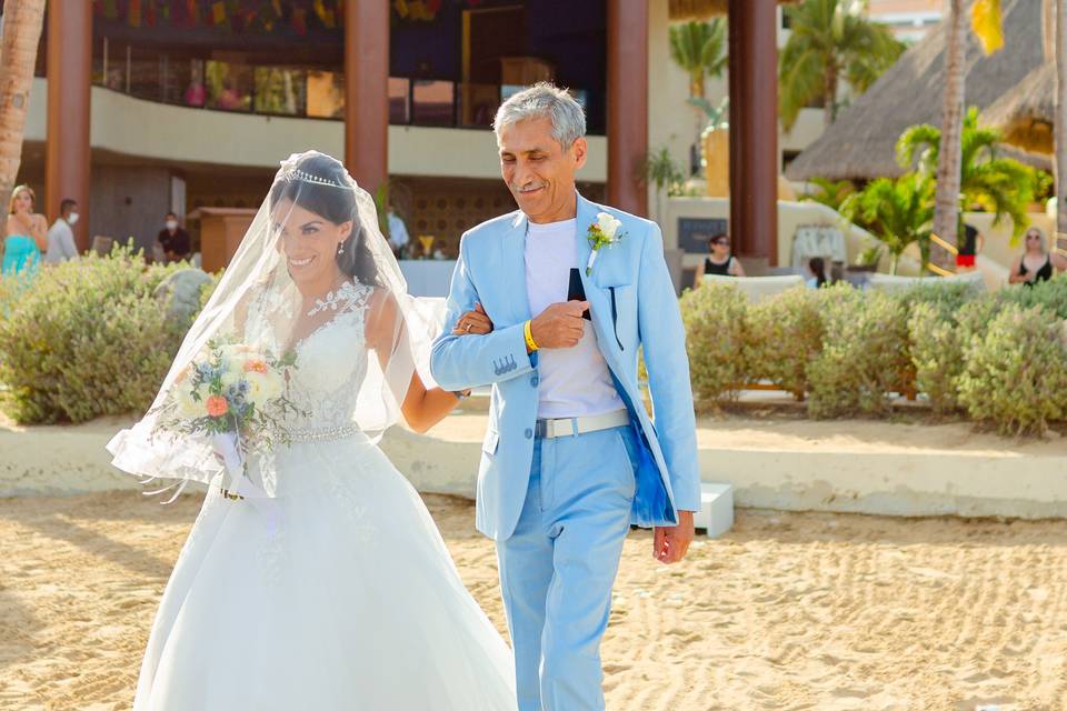 Ceremonia de boda en playa