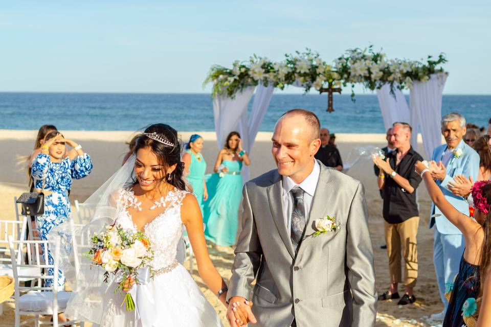 Ceremonia de boda en playa