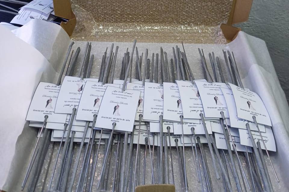 Luz bengala sencilla