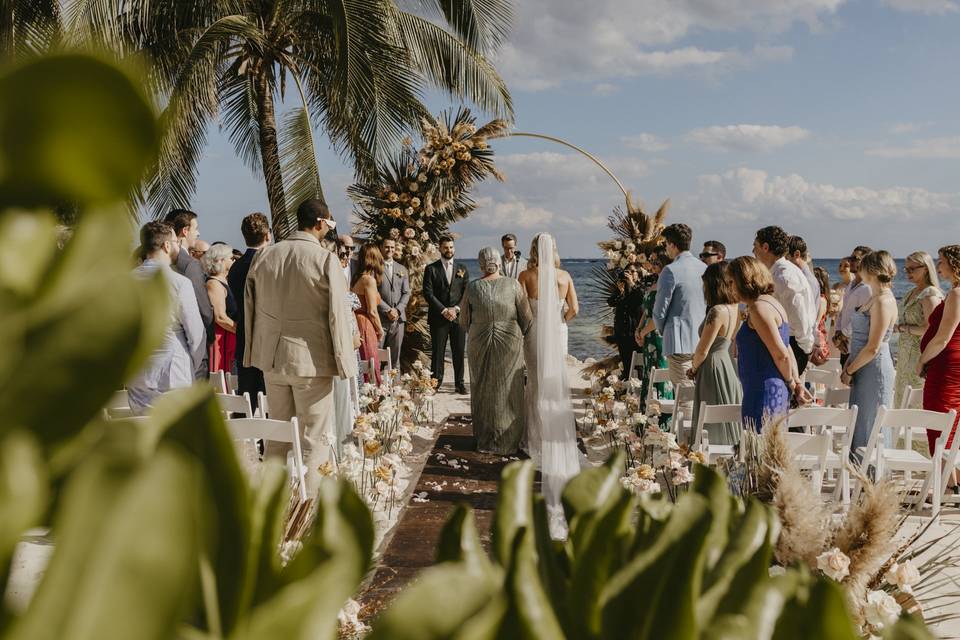 Entrada de la novia.