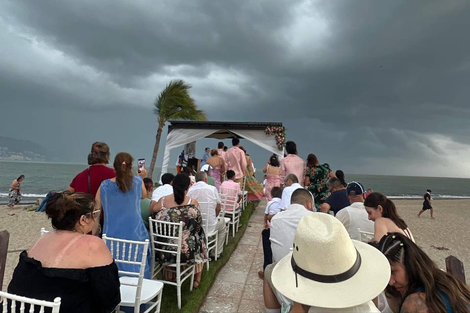 Boda en la playa