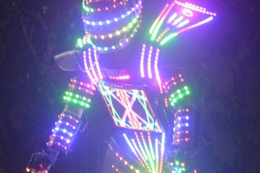 Zanqueros de robot led