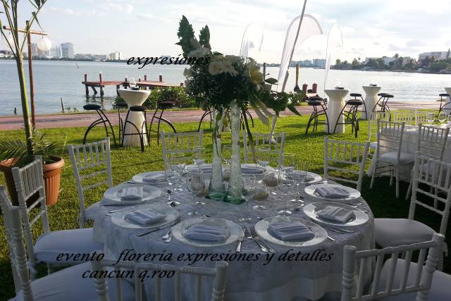 Centros florales en yardas