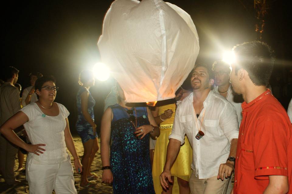 Globos de luz