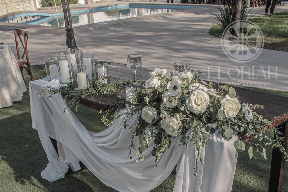Mesa de novios
