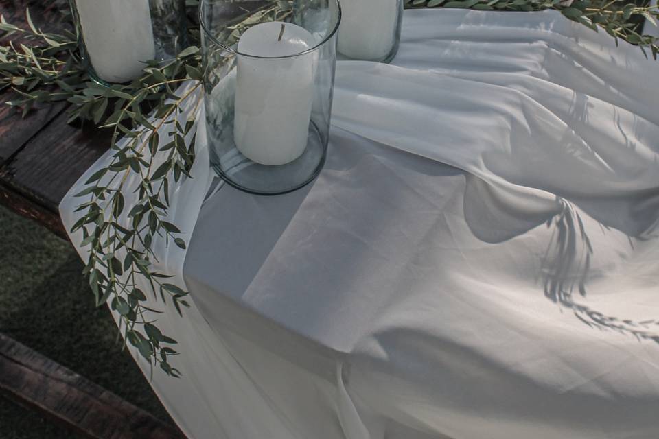 Mesa principal de novios