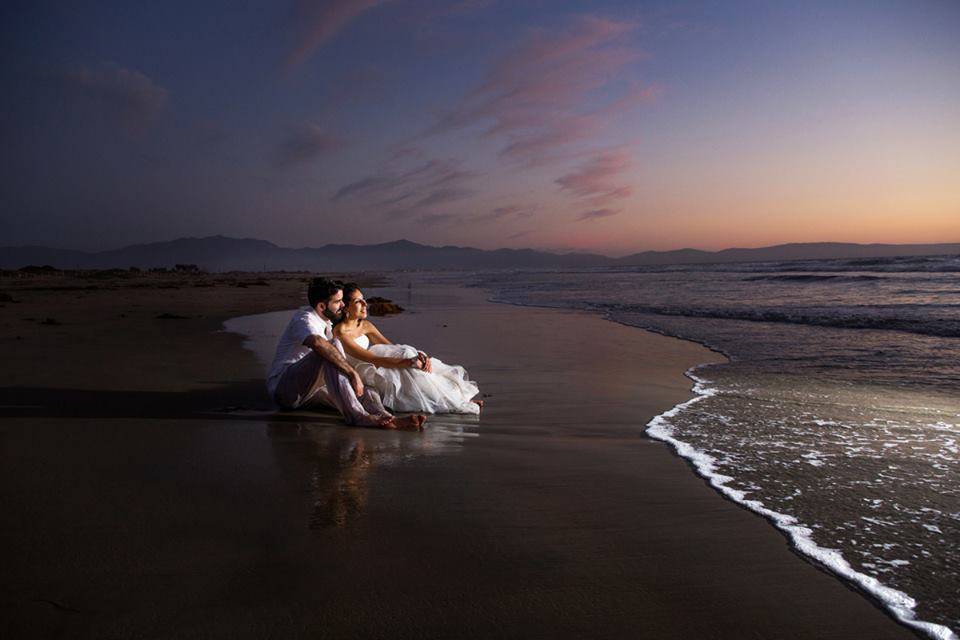 Trash the dress en la playa