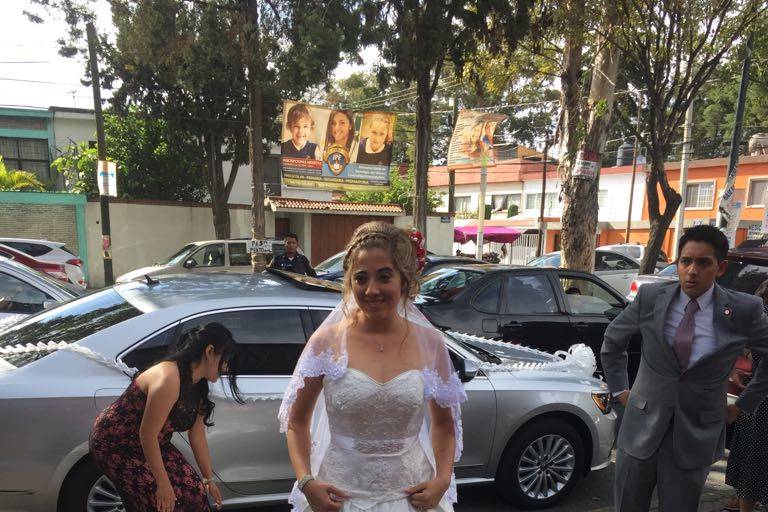 La hermosa novia