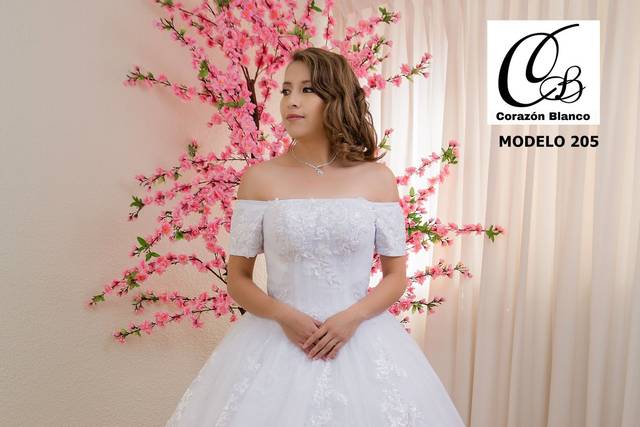 Vestido de novia old shoulder