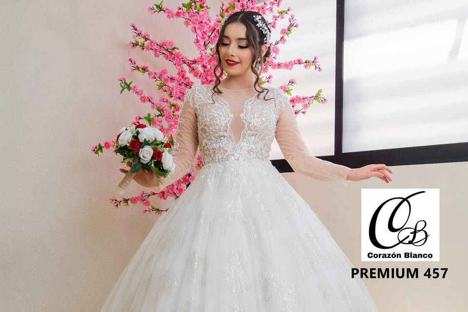 Vestido de novia princesa