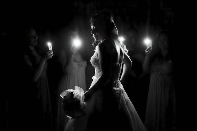 Iluminando a la novia