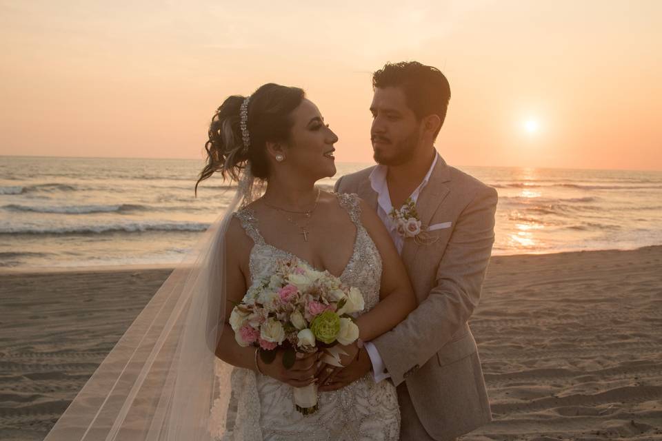 Acapulco y luz de atardecer