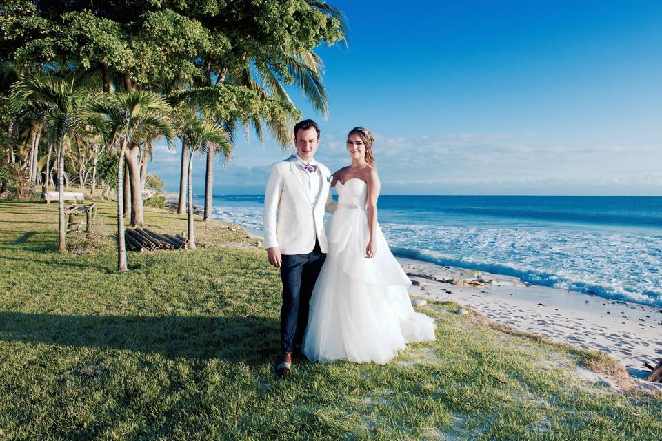 Bride and groom portraits